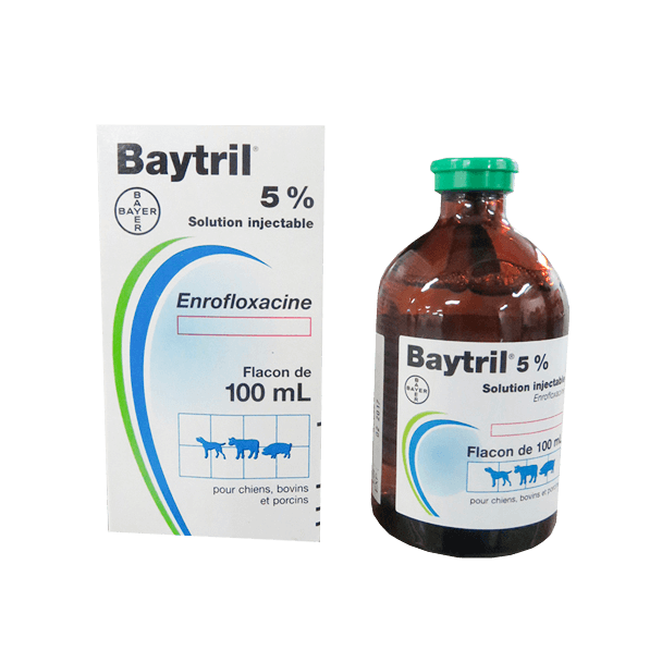 BAYTRIL 5% INJECTABLE 100 ML